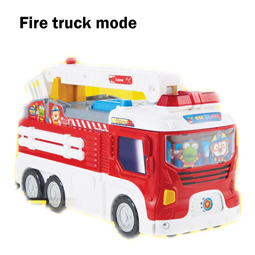 IZON Pororo Transformation fire engine IZON Pororo Transformation fire engine