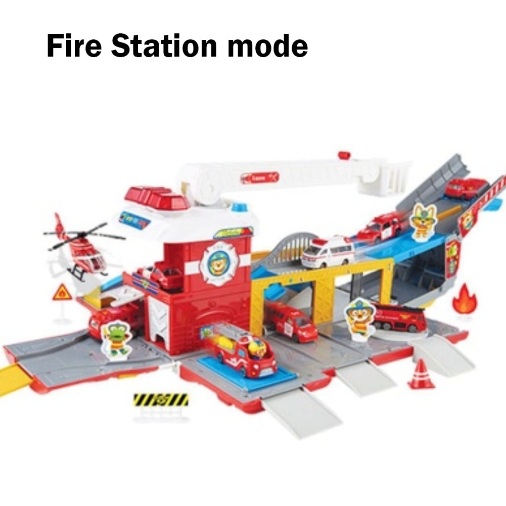 IZON Pororo Transformation fire engine IZON Pororo Transformation fire engine