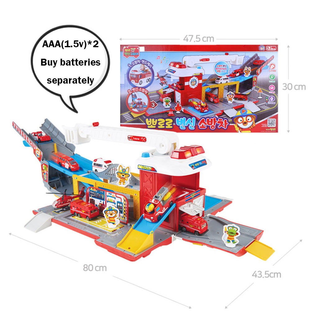IZON Pororo Transformation fire engine IZON Pororo Transformation fire engine