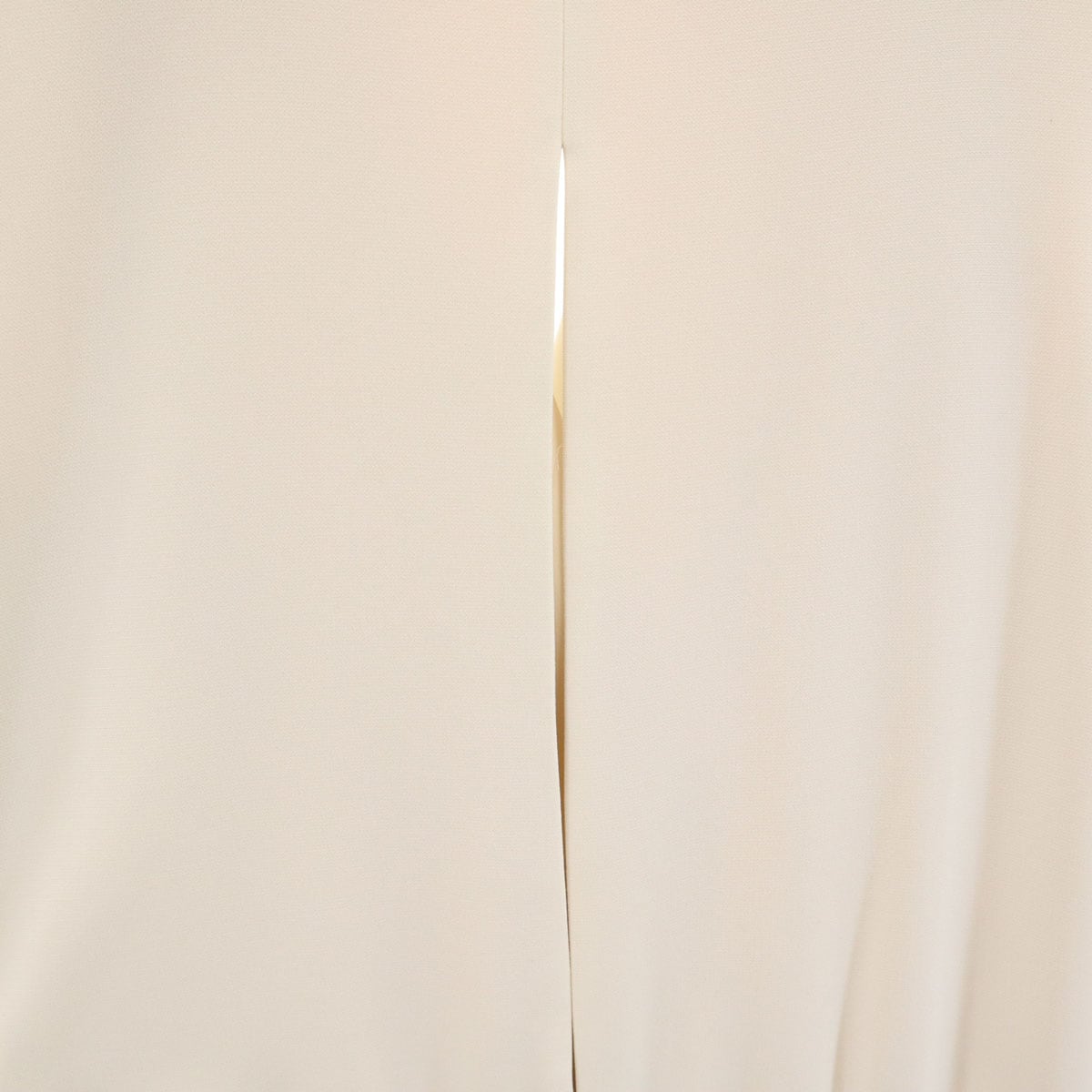 フランス製 カシクール ロング ベスト 38 アイボリー レディース 古着