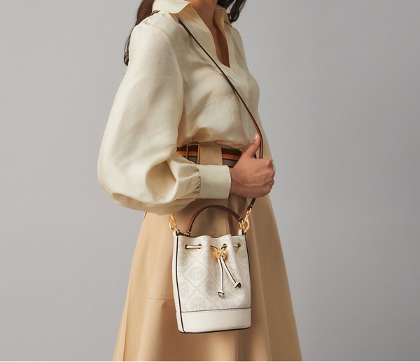 Mini T Monogram Perforated Bucket Bag 84864