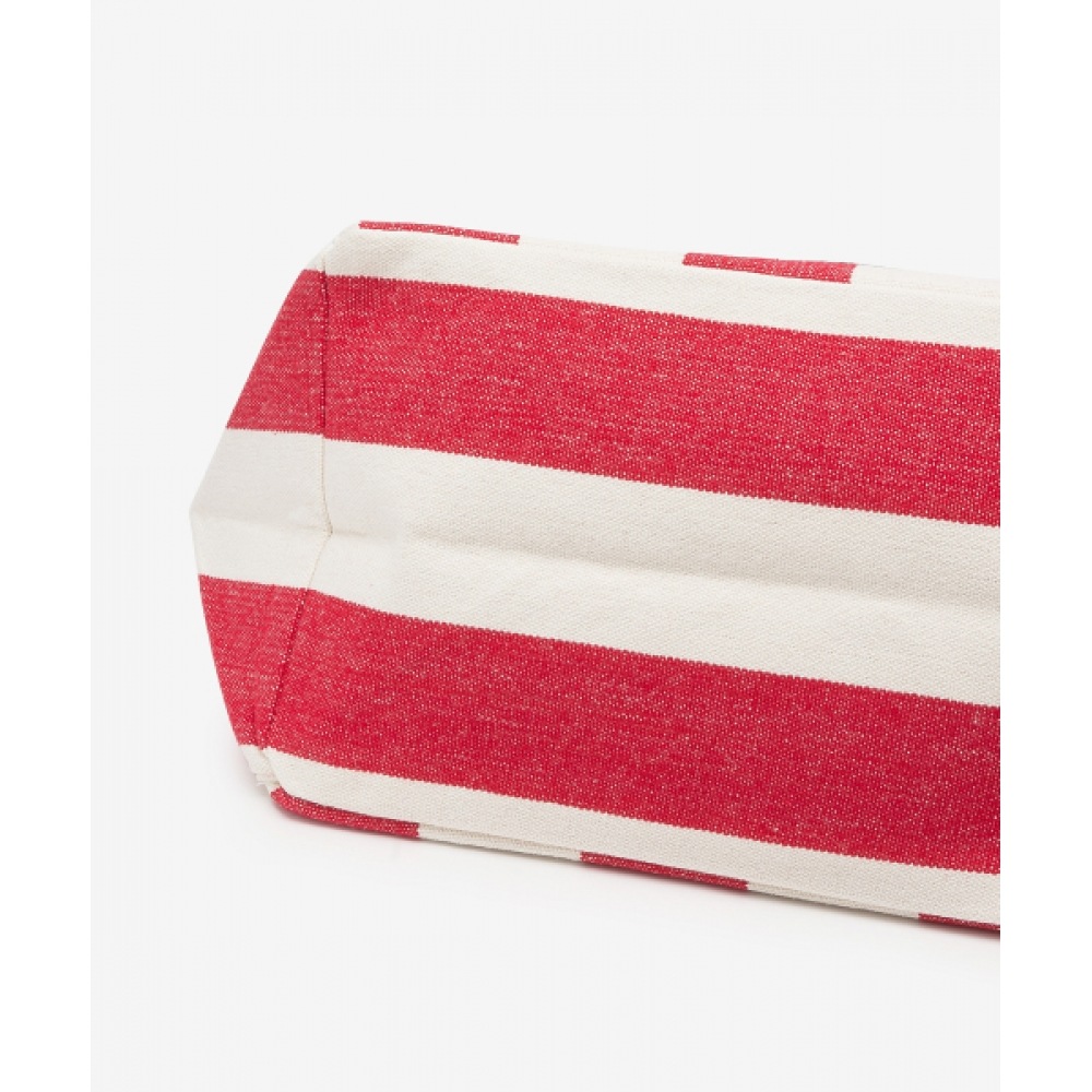 GANNI スモールイージーストライプショッパーバッグ-チェリー/A5974396 GANNI スモールイージーストライプショッパーバッグ-チェリー/A5974396