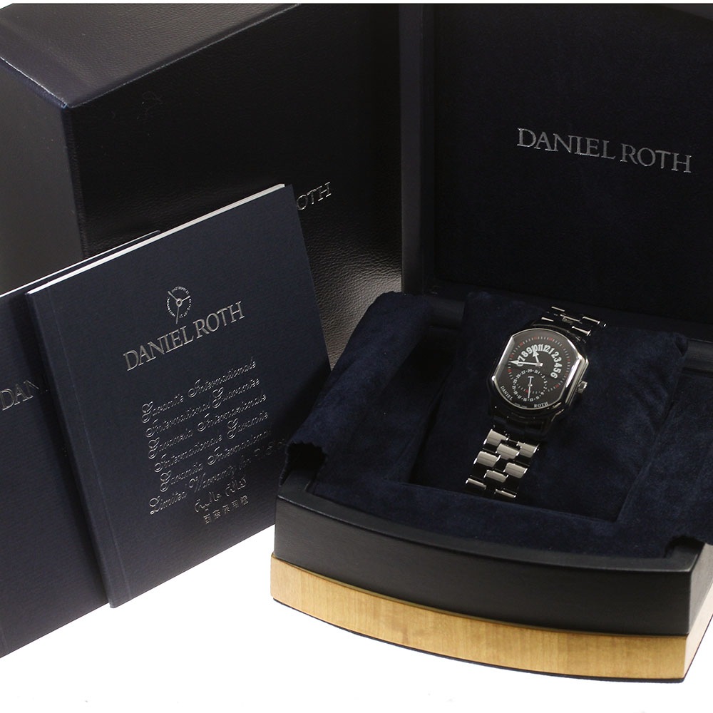 ダニエルロート DANIEL ROTH 807.L.10 プレミール レトログラード 自動巻き メンズ 良品 箱・保証書付き_840595【中古】 ダニエルロート DANIEL ROTH 807.L.10 プレミール レトログラード 自動巻き メンズ 良品 箱・保証書付き_840595【中古】