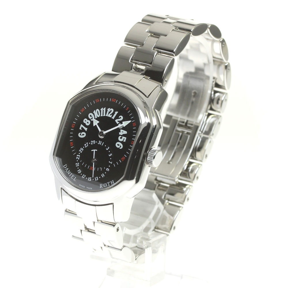 ダニエルロート DANIEL ROTH 807.L.10 プレミール レトログラード 自動巻き メンズ 良品 箱・保証書付き_840595【中古】 ダニエルロート DANIEL ROTH 807.L.10 プレミール レトログラード 自動巻き メンズ 良品 箱・保証書付き_840595【中古】