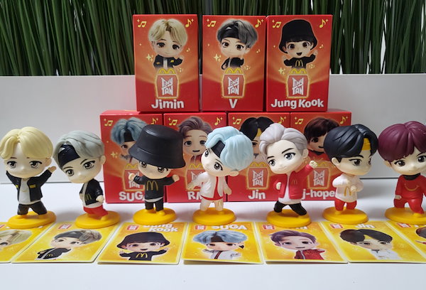 BTS TinyTAN マクドナルド ハッピーセット フィギュア 全14種 Qoo10] HYBE 【韓国マクドナルド限定】BTS Tiny
