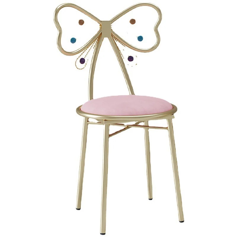 北化粧椅子用乙女心姫蝶背もたれ椅子甲椅子寝室化粧台腰掛け 北化粧椅子用乙女心姫蝶背もたれ椅子甲椅子寝室化粧台腰掛け