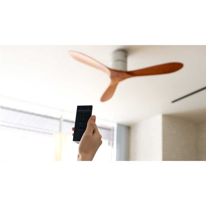 ライフオンプロダクツ　Modern Collection シーリングファン REAL wood blades JAVALO ELF ［リモコン付き］　JECF025