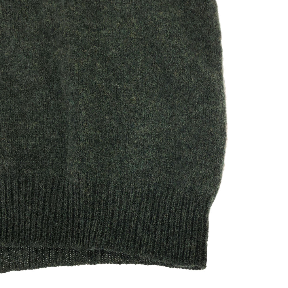 ヴァンヒューゼン 90s ウール オールド 長袖 クルーネック ニット M グリーン VAN HEUSEN セーター メンズ ヴァンヒューゼン 90s ウール オールド 長袖 クルーネック ニット M グリーン VAN HEUSEN セーター メンズ