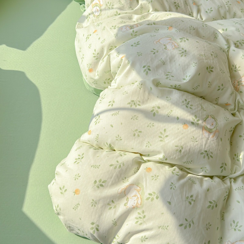 クラスa母親と赤ちゃんピュアコットンダブルレイヤー糸印刷4ピースセットスモールフレッシュインスタイル寮の学生ベッドシートとフィッティングスタイル 2222222 クラスa母親と赤ちゃんピュアコットンダブルレイヤー糸印刷4ピースセットスモールフレッシュインスタイル寮の学生ベッドシートとフィッティングスタイル 2222222