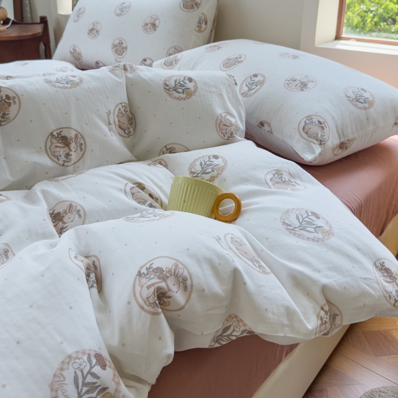 クラスa母親と赤ちゃんピュアコットンダブルレイヤー糸印刷4ピースセットスモールフレッシュインスタイル寮の学生ベッドシートとフィッティングスタイル 2222222 クラスa母親と赤ちゃんピュアコットンダブルレイヤー糸印刷4ピースセットスモールフレッシュインスタイル寮の学生ベッドシートとフィッティングスタイル 2222222