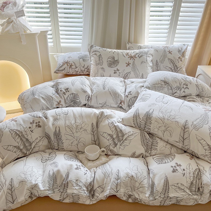 クラスa母親と赤ちゃんピュアコットンダブルレイヤー糸印刷4ピースセットスモールフレッシュインスタイル寮の学生ベッドシートとフィッティングスタイル 2222222 クラスa母親と赤ちゃんピュアコットンダブルレイヤー糸印刷4ピースセットスモールフレッシュインスタイル寮の学生ベッドシートとフィッティングスタイル 2222222