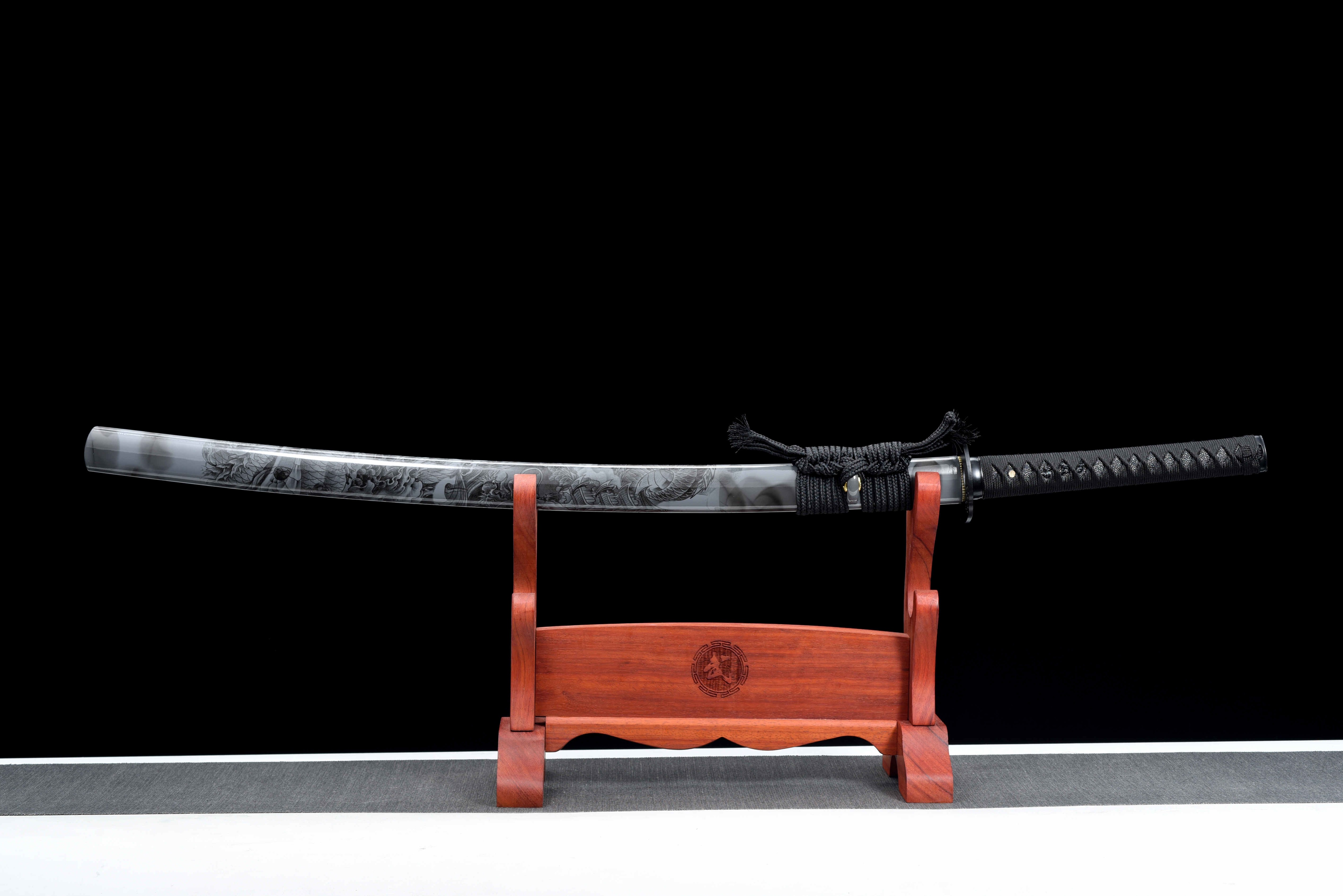 日本の日本刀は男性へのユニークな贈り物です-武術の訓練忍者竹と木の