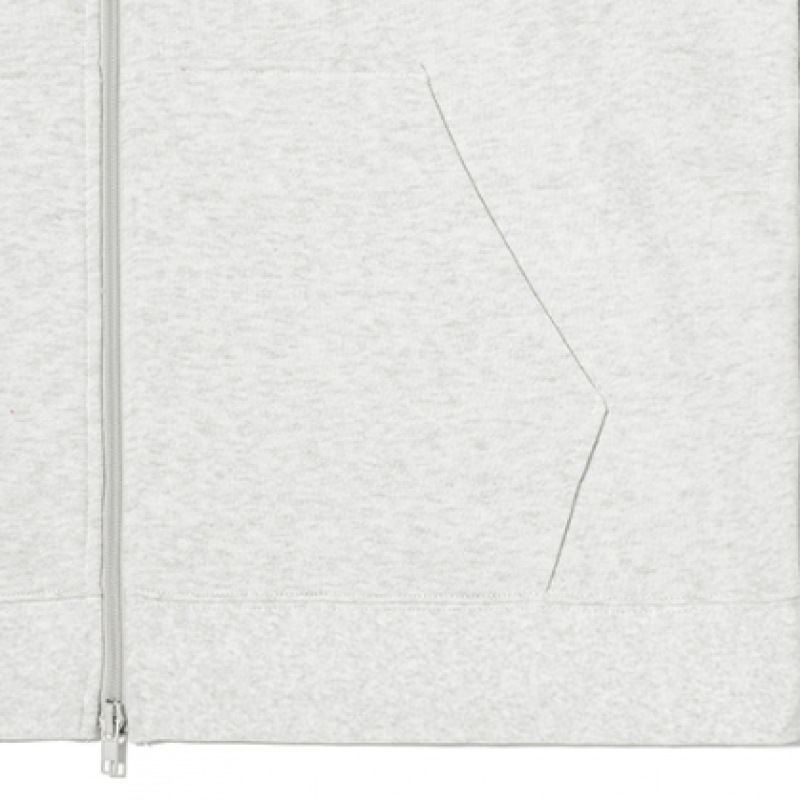 コダックレインボービッグロゴパーカージップアップホワイトメランジ コダックレインボービッグロゴパーカージップアップホワイトメランジ