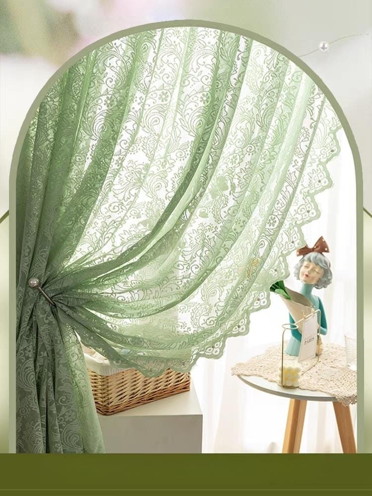 レトロな田舎風のフランス風 レースカーテン 遮光 UVカット防音 断熱 遮光 省エネ無地 UVカット防音 フランスジャカードレースのカーテン田園風 半透明 レトロな田舎風のフランス風 レースカーテン 遮光 UVカット防音 断熱 遮光 省エネ無地 UVカット防音 フランスジャカードレースのカーテン田園風 半透明