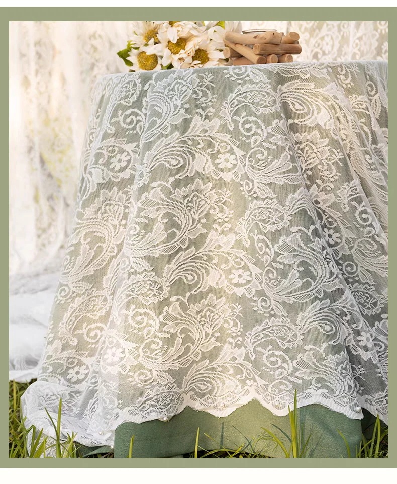 レトロな田舎風のフランス風 レースカーテン 遮光 UVカット防音 断熱 遮光 省エネ無地 UVカット防音 フランスジャカードレースのカーテン田園風 半透明 レトロな田舎風のフランス風 レースカーテン 遮光 UVカット防音 断熱 遮光 省エネ無地 UVカット防音 フランスジャカードレースのカーテン田園風 半透明