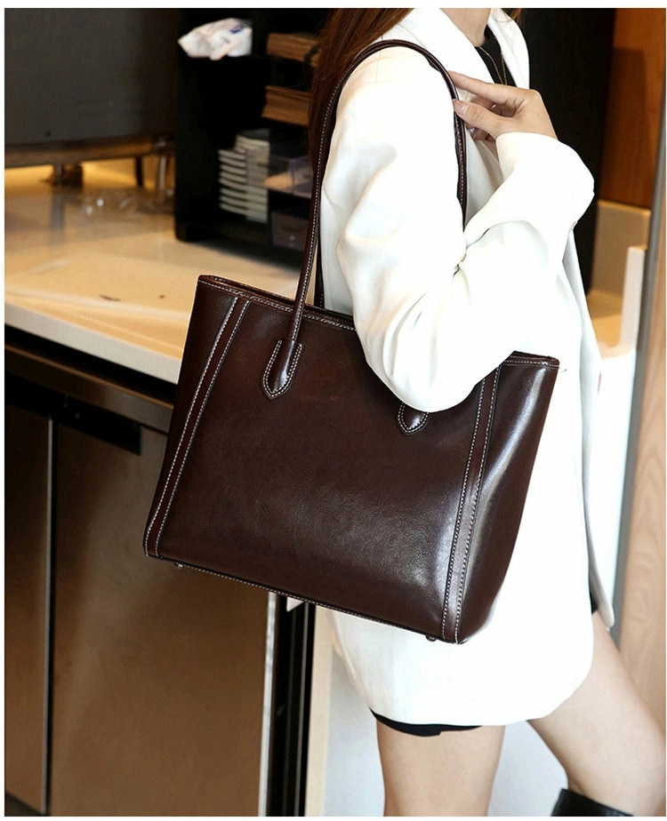 ビジネスバッグ レディース トートバッグ 大容量 a4 本革 牛革 オシャレ おしゃれ 通勤 オフィス フォーマル 出張 就職 面接 入学式 卒業式 入園式 結婚式 発表会 ビジネス バッグ カバン