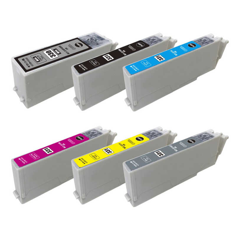 オーム電機 キヤノン互換インク BCI-331+330/6MP 6色パック INK-C331+330-6P INK-C331+330-6P オーム電機 キヤノン互換インク BCI-331+330/6MP 6色パック INK-C331+330-6P INK-C331+330-6P