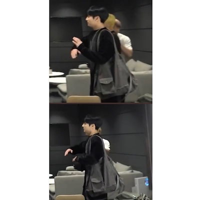 Qoo10] MENSPANDA btsジョングク着用ストラップ ビッグク : バッグ・雑貨