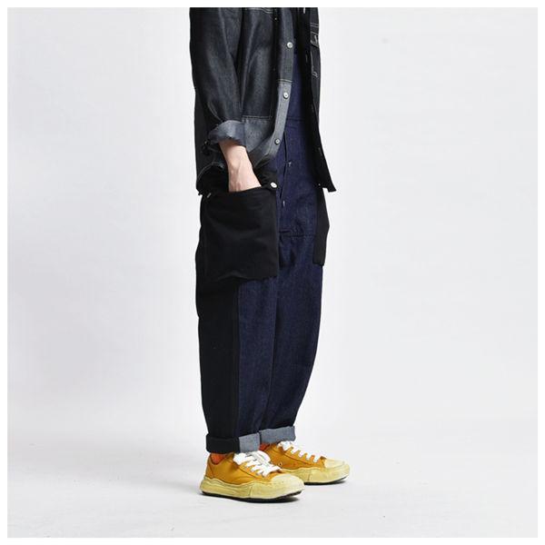 サロペット メンズ オーバーオール サロペットデニムパンツ ジーンズ ズボン スウェット サルエルパンツ ゆったり おしゃれ 春夏秋 送料無料