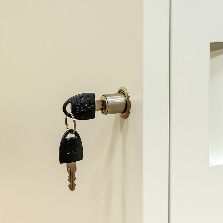 DELIO 宅配ボックス 大容量ハイタイプ JAC-95 4color デリバリー ボックス 防犯 宅配BOX 盗難防止ワイヤー 置き配