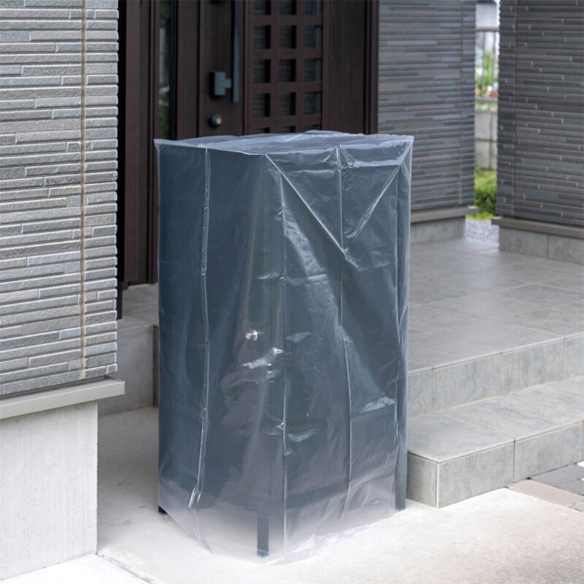 DELIO 宅配ボックス 大容量ハイタイプ JAC-95 4color デリバリー ボックス 防犯 宅配BOX 盗難防止ワイヤー 置き配