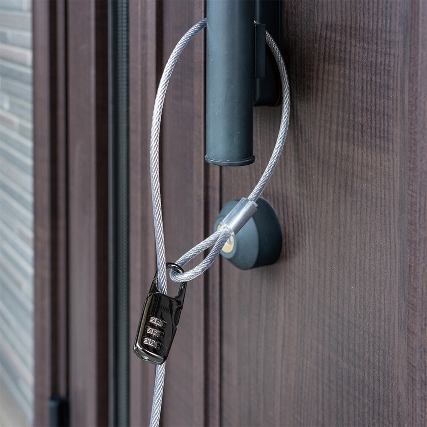 DELIO 宅配ボックス 大容量ハイタイプ JAC-95 4color デリバリー ボックス 防犯 宅配BOX 盗難防止ワイヤー 置き配