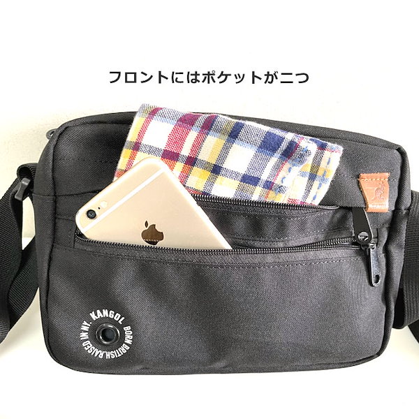 【500円引きクーポン】 Qoo10] 横 ショルダーバッグ バッグ ショルダー カンゴール ショルダーバッグ