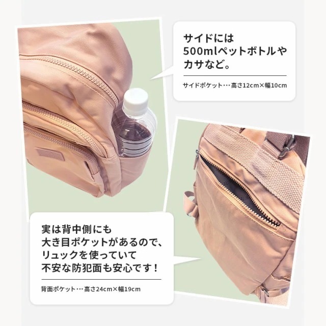 【1つ買うと1つ無料】ラッキーボックス ミニリュック レディース リュック 大容量 人気 小さめ おしゃれ 撥水 防水 リュックサック