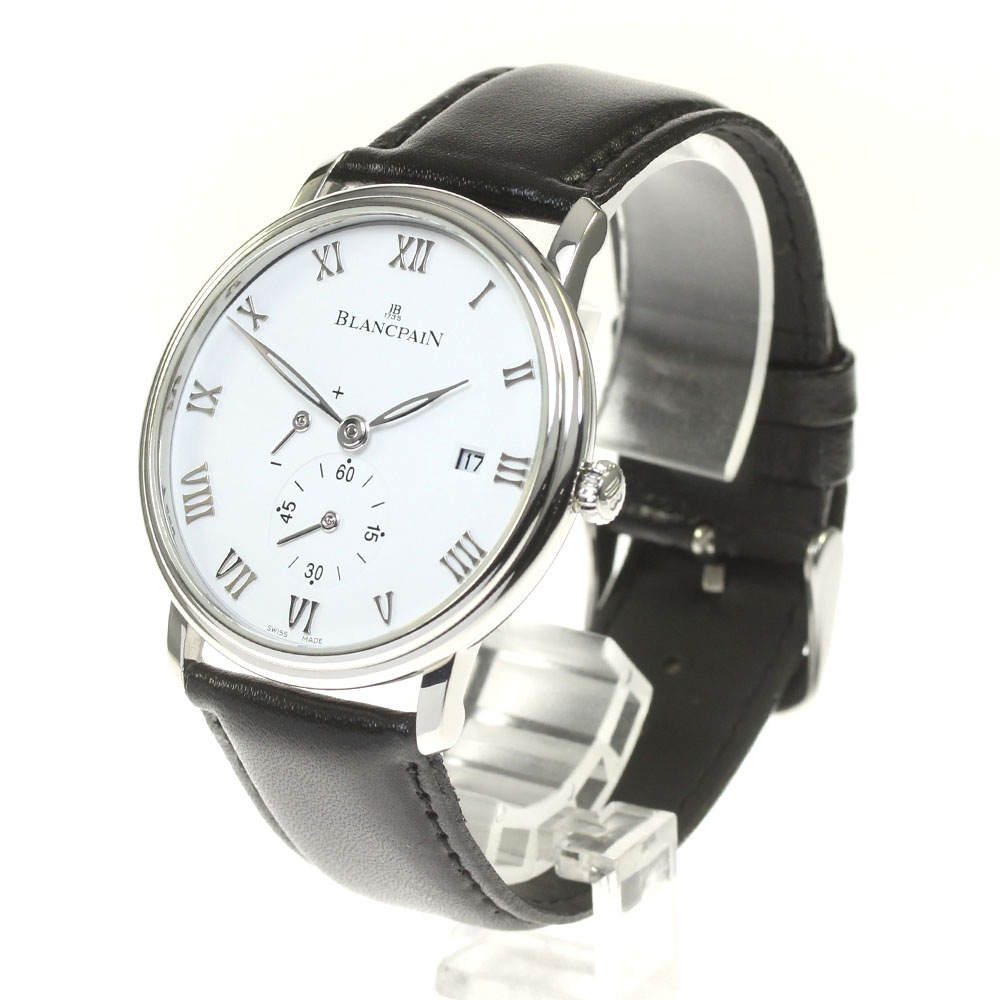 ブランパン Blancpain 6606-1127-55B ヴィルレ ウルトラスリム デイト 自動巻き メンズ 良品 保証書付き_821037【中古】 ブランパン Blancpain 6606-1127-55B ヴィルレ ウルトラスリム デイト 自動巻き メンズ 良品 保証書付き_821037【中古】
