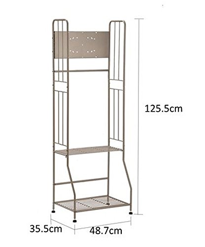 グリーンライフ ポストスタンド 大型ポストスタンド 置くだけ設置のシンプルデザイン チタングレー 3