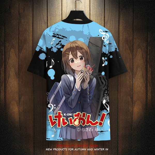 Qoo10] 半袖tシャツ青陰けいおんプリント痛服オー