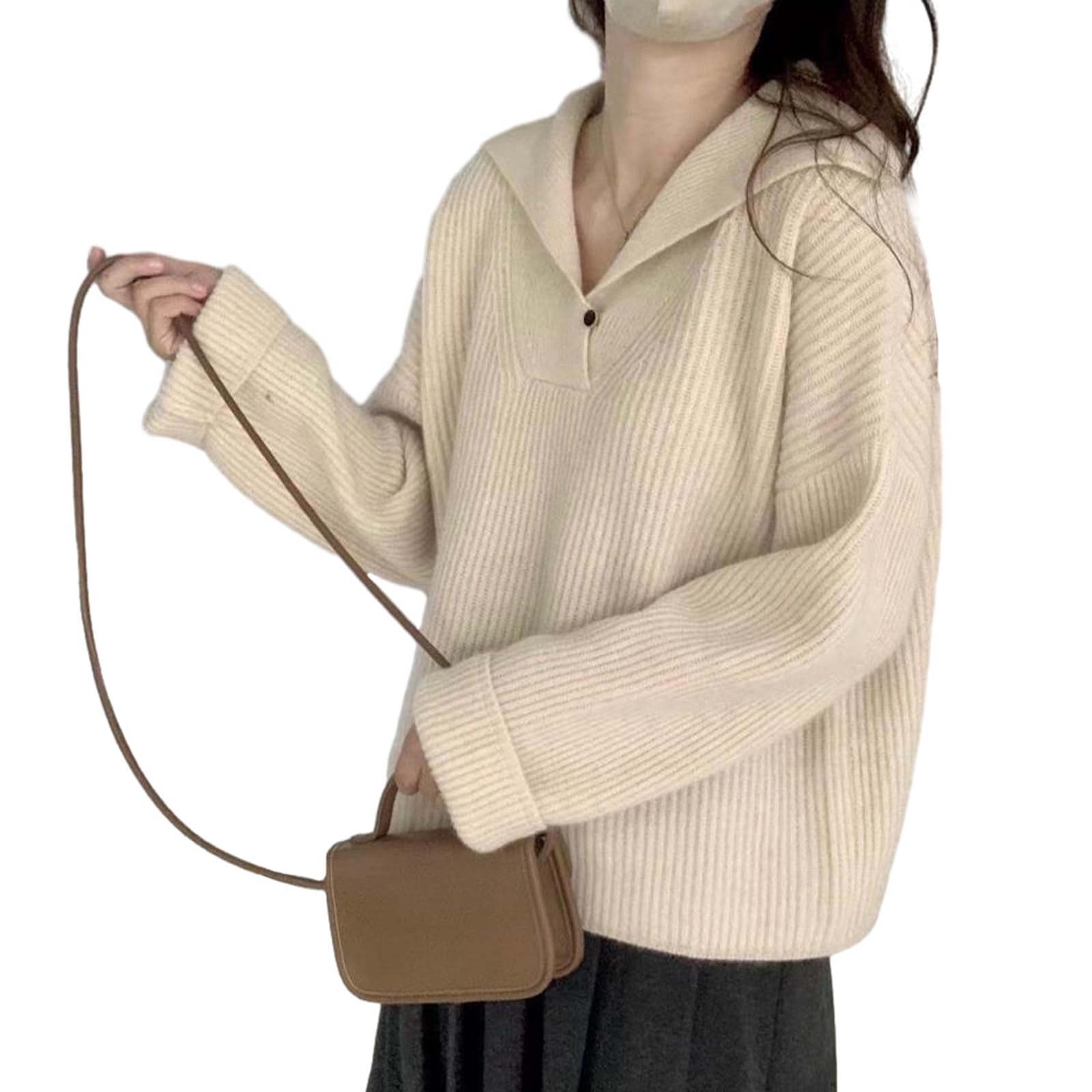 ニット セーター 長袖 レディース 襟付き トップス vネック カットソー 長袖セーター 無地 リブニット プルオーバー セーターニット 秋服 着痩せ 大人 きれいめ カジュアル おしゃれ 普段着 通 ニット セーター 長袖 レディース 襟付き トップス vネック カットソー 長袖セーター 無地 リブニット プルオーバー セーターニット 秋服 着痩せ 大人 きれいめ カジュアル おしゃれ 普段着 通