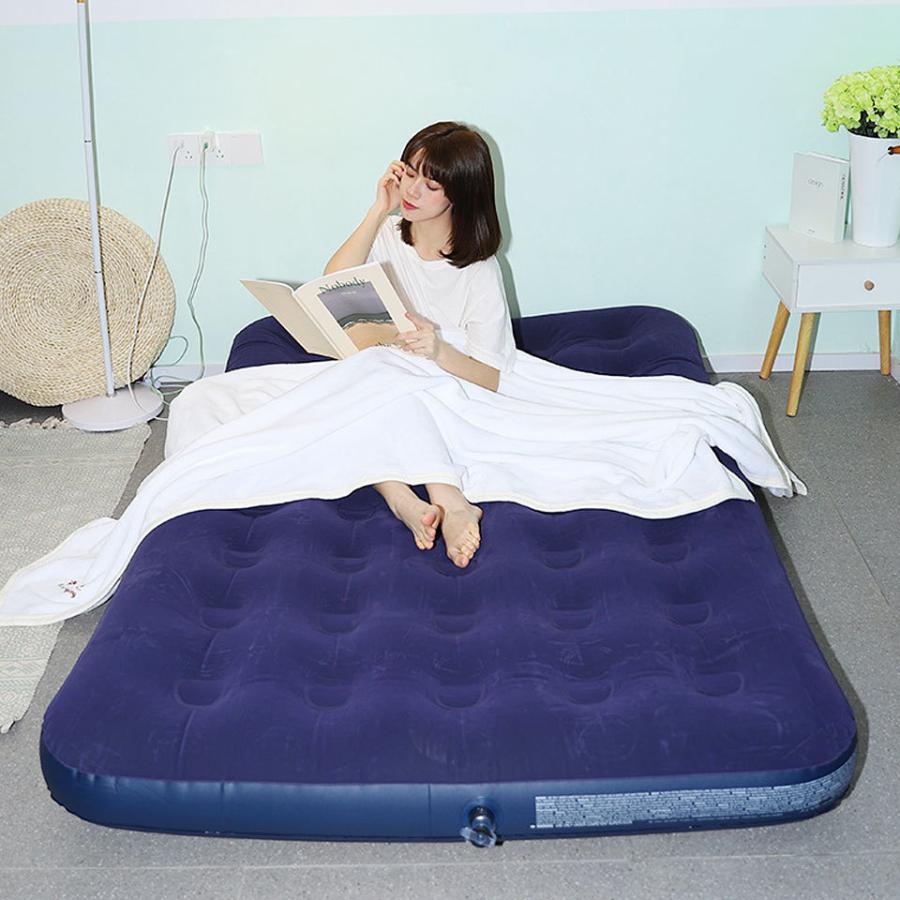 Qoo10] 新品登場 エアーベッド ダブル キャンプ