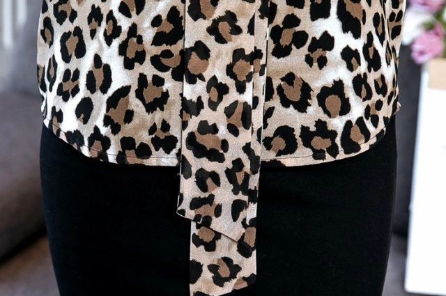 ボウタイ 4L 3L きれいめ カジュアル 大きいサイズ リボン 柄シャツ デート服 総柄 お出かけ おしゃれ レオパード シャツ レディース ブラウス ス ヒョウ柄 長袖 上品