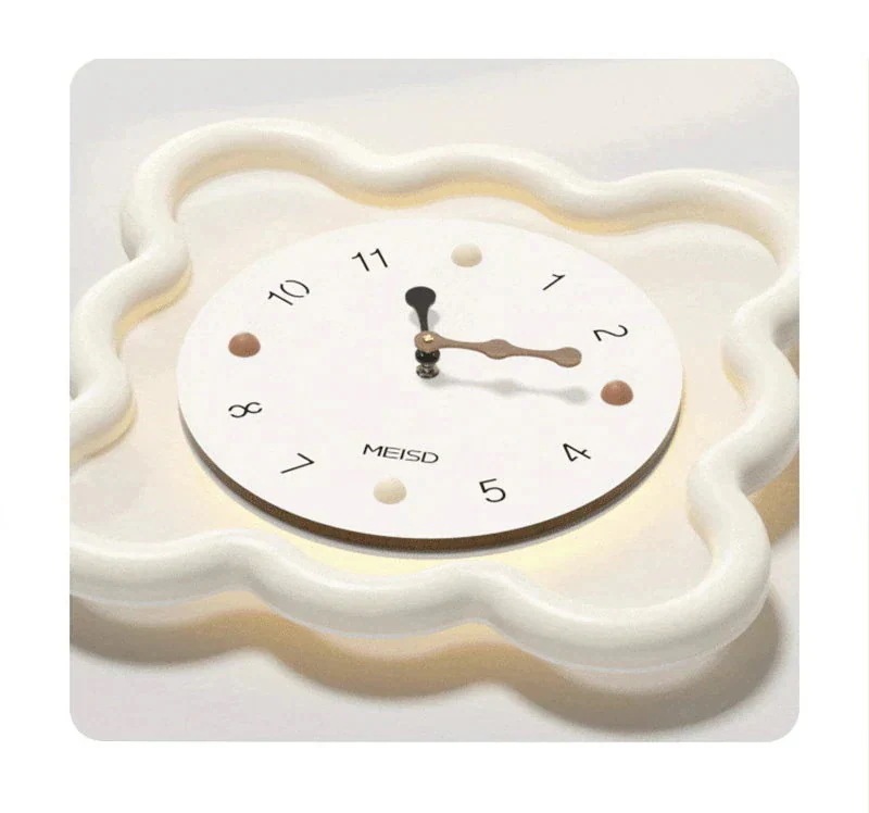 掛け時計 置き時計 ライト付き 花形 かわいい 静音 インテリア 部屋飾り ホワイト シンプル909 掛け時計 置き時計 ライト付き 花形 かわいい 静音 インテリア 部屋飾り ホワイト シンプル909