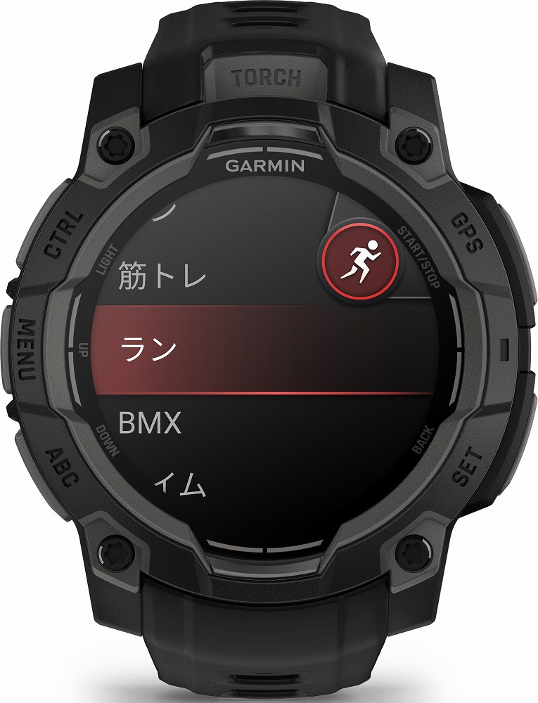 ガーミン Instinct 3 AMOLED 45mm Black【Suica対応】スマートウォッチ 010-02936-30 ガーミン Instinct 3 AMOLED 45mm Black【Suica対応】スマートウォッチ 010-02936-30