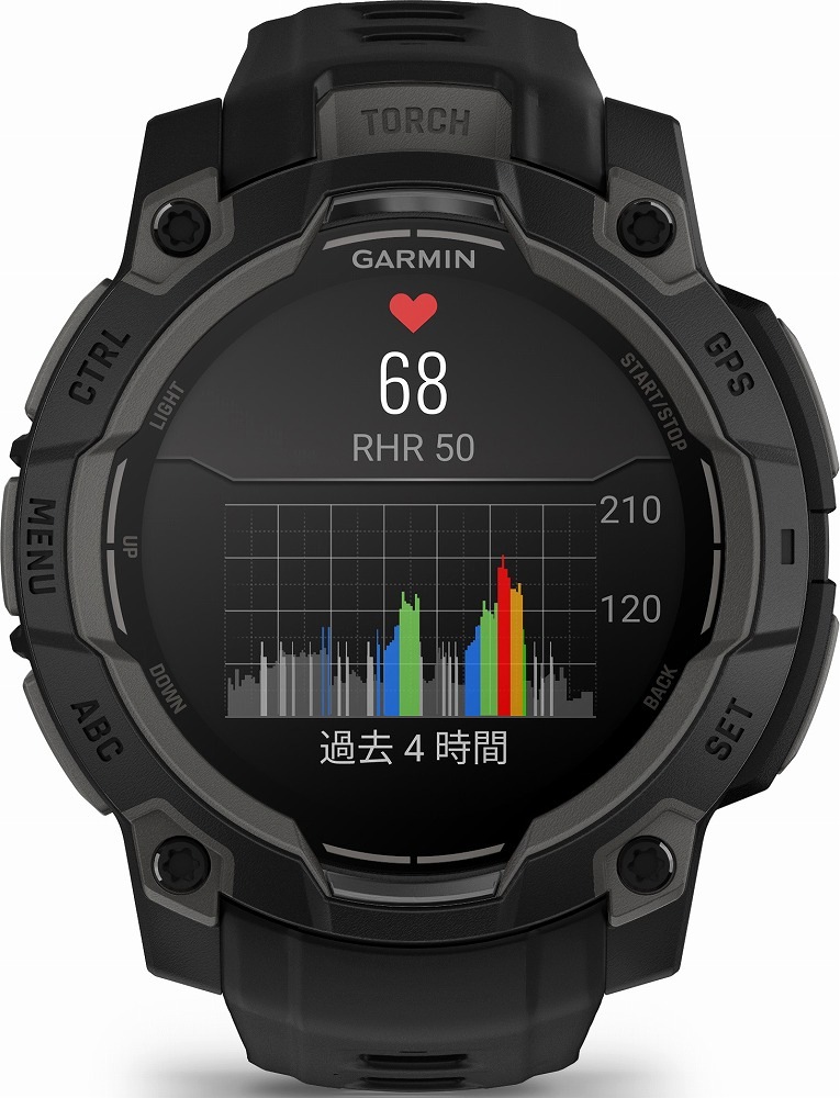 ガーミン Instinct 3 AMOLED 45mm Black【Suica対応】スマートウォッチ 010-02936-30 ガーミン Instinct 3 AMOLED 45mm Black【Suica対応】スマートウォッチ 010-02936-30