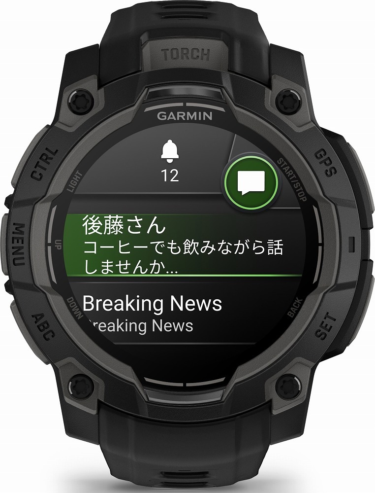 ガーミン Instinct 3 AMOLED 45mm Black【Suica対応】スマートウォッチ 010-02936-30 ガーミン Instinct 3 AMOLED 45mm Black【Suica対応】スマートウォッチ 010-02936-30