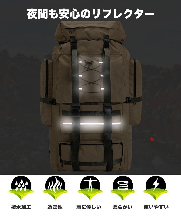リュック バッグ 登山リュック 防災リュック ザック バックパック リュックサック 多機能 軽量 撥水 大容量 通勤 アウトドア ミリタリー ハイキング キャンプ 避難 旅行 遠足 登山 防災の日 シ リュック バッグ 登山リュック 防災リュック ザック バックパック リュックサック 多機能 軽量 撥水 大容量 通勤 アウトドア ミリタリー ハイキング キャンプ 避難 旅行 遠足 登山 防災の日 シ