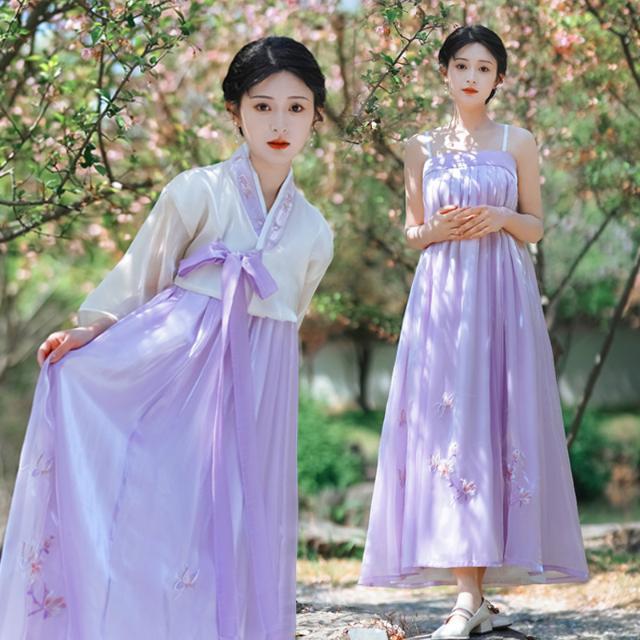 新風民族風テーマ服韓服韓国服女性宮廷演出ドレス普段着