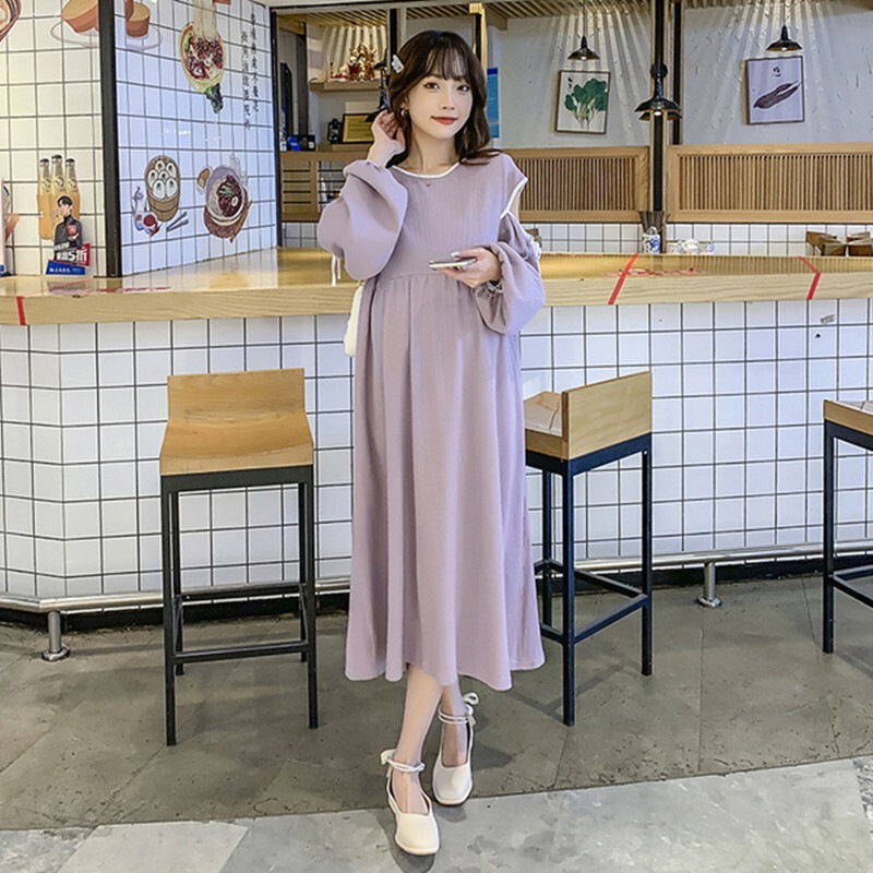 【日本未発売/送料無料】マタニティ ワンピース 袖カット ラウンドネック パフスリーブ リボン 【日本未発売/送料無料】マタニティ ワンピース 袖カット ラウンドネック パフスリーブ リボン