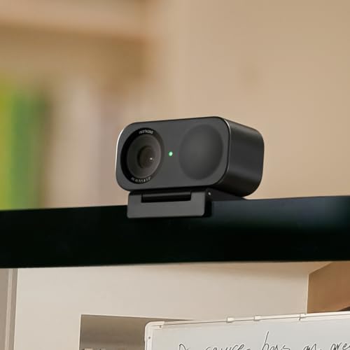Insta360 Link 2C - PC/Mac 用 4K ウェブカメラ1/2 インチセンサー自動フレーミングHDRAI ノイズキャンセリング マイク配信やビデオ通話ゲーム配信に役立つジ