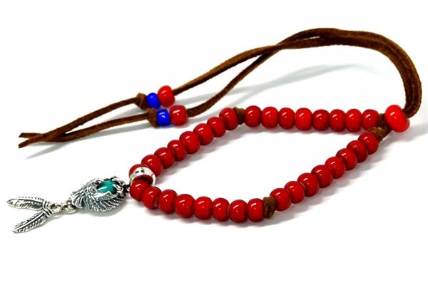 インディアンジュエリー ブレスレット 天然石 ルビー ターコイズ レッドコーラル ジルコニア イーグル 鷲 フェザー 羽 グラスビーズ メンズ シルバー925 インディアンジュエリー ブレスレット 天然石 ルビー ターコイズ レッドコーラル ジルコニア イーグル 鷲 フェザー 羽 グラスビーズ メンズ シルバー925