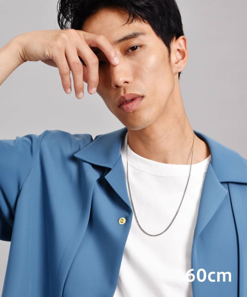 ネックレスチェーン メンズ グラデーション チェーンネックレス 喜平 SV925 LH-1NC056C 【ネコポス】