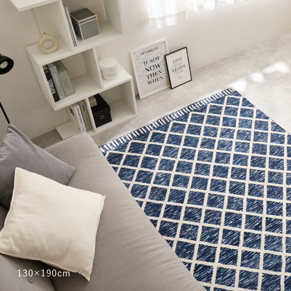 シェニールマット ラグマット 約130×190cm アイラ 高級感/ナチュラル シェニールマット ラグマット 約130×190cm アイラ 高級感/ナチュラル