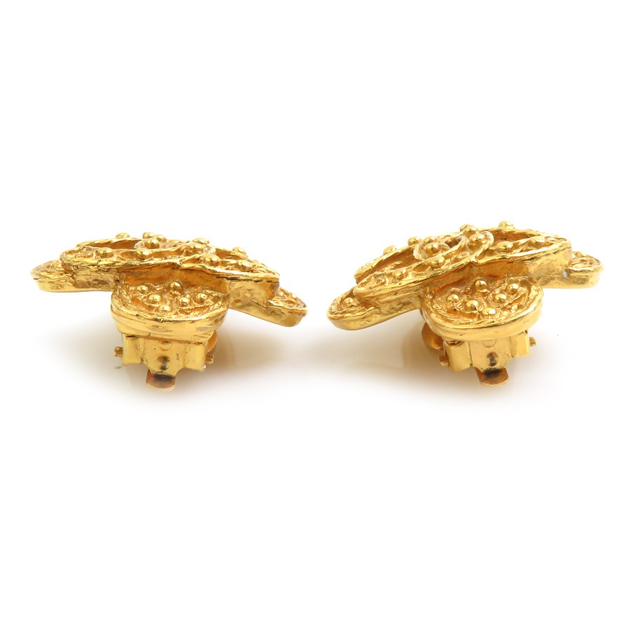 シャネル CHANEL イヤリング ココマーク メタル ゴールド レディース e60425a シャネル CHANEL イヤリング ココマーク メタル ゴールド レディース e60425a