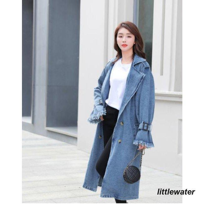 デニム コート トレンチコート チェスターコート レディース スプリングコート ジャケット アウター 春ライトデニム羽織ロング エレガント防風 デニム コート トレンチコート チェスターコート レディース スプリングコート ジャケット アウター 春ライトデニム羽織ロング エレガント防風