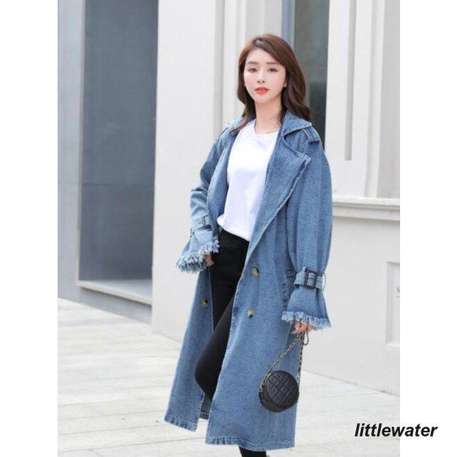 デニム コート トレンチコート チェスターコート レディース スプリングコート ジャケット アウター 春ライトデニム羽織ロング エレガント防風 デニム コート トレンチコート チェスターコート レディース スプリングコート ジャケット アウター 春ライトデニム羽織ロング エレガント防風