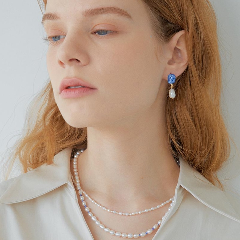 twice着用 [cerabonito] Ceramic Pearl Drop Earring mdprevattcaulkingandwaterproofing.com