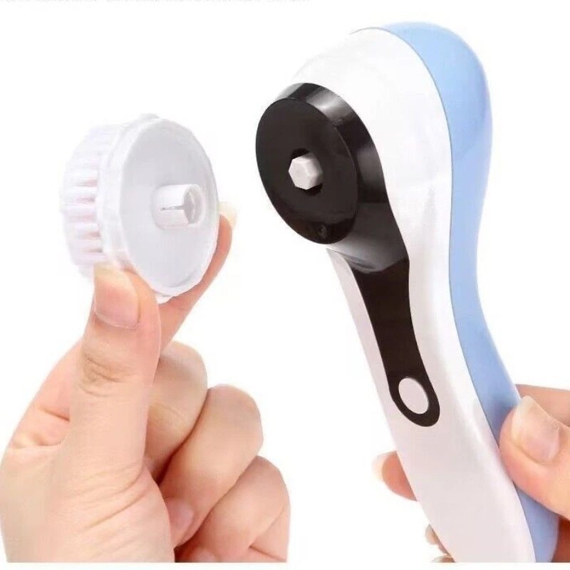 メガ割電動クレージングブラシ　回転するブラシ　３色　毛穴掃除　洗顔ブラシ　メイク落とし　クレージングブラシ　充電式　５種類の取り換え可能なブラシ　角質取り_7